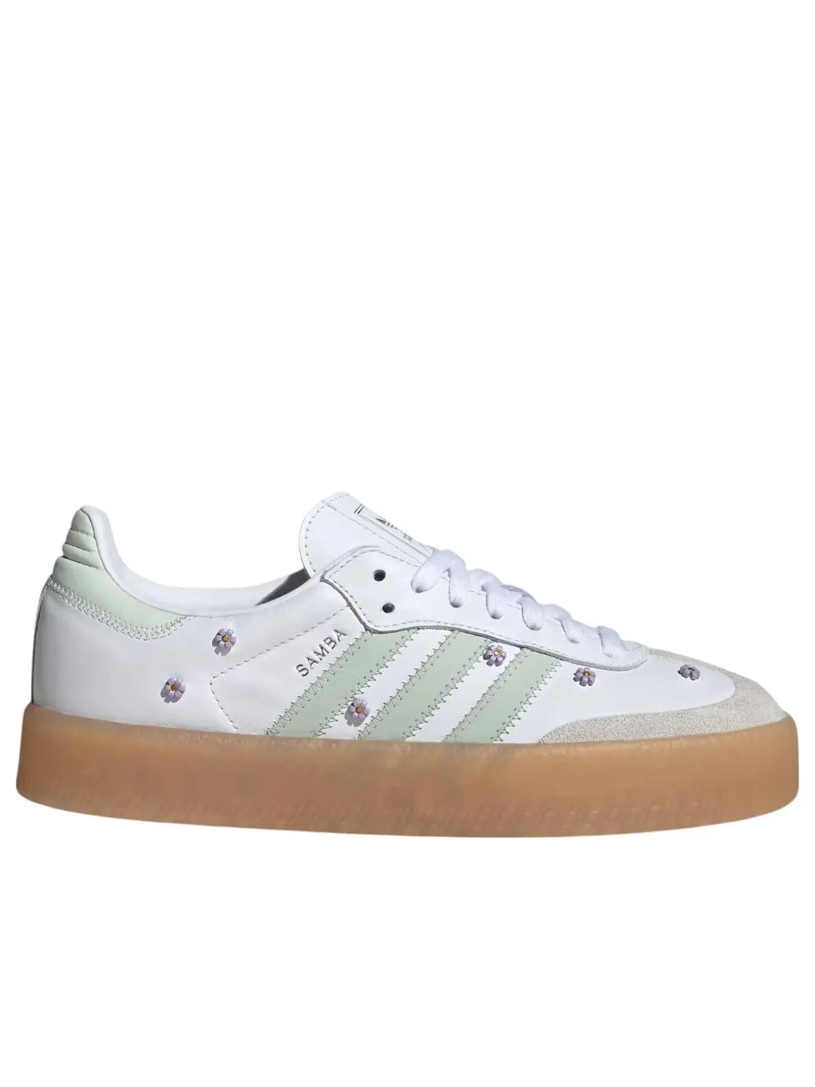 Кроссовки (WMNS) adidas Sambae 'Cloud White Linen Green Gum' — изображение 2 из 5, белый