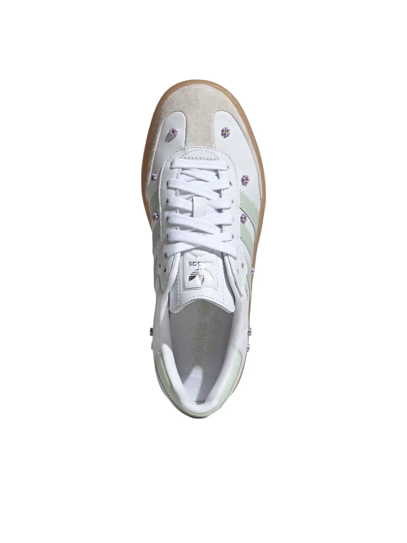 Кроссовки (WMNS) adidas Sambae 'Cloud White Linen Green Gum' — изображение 4 из 5, белый