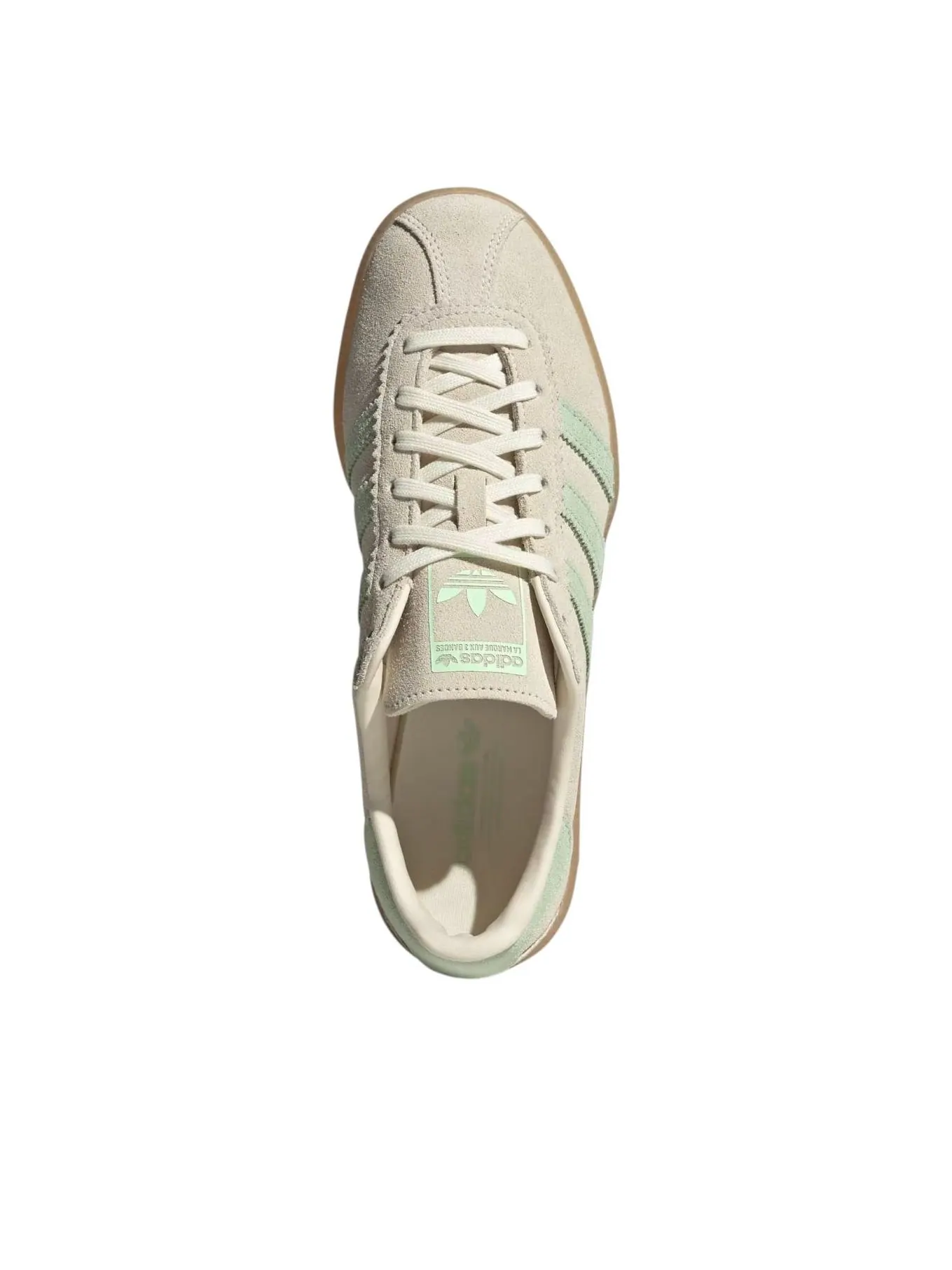 Кроссовки (WMNS) adidas BRMD 'Cream White Semi Green' — изображение 2 из 5, бежевый