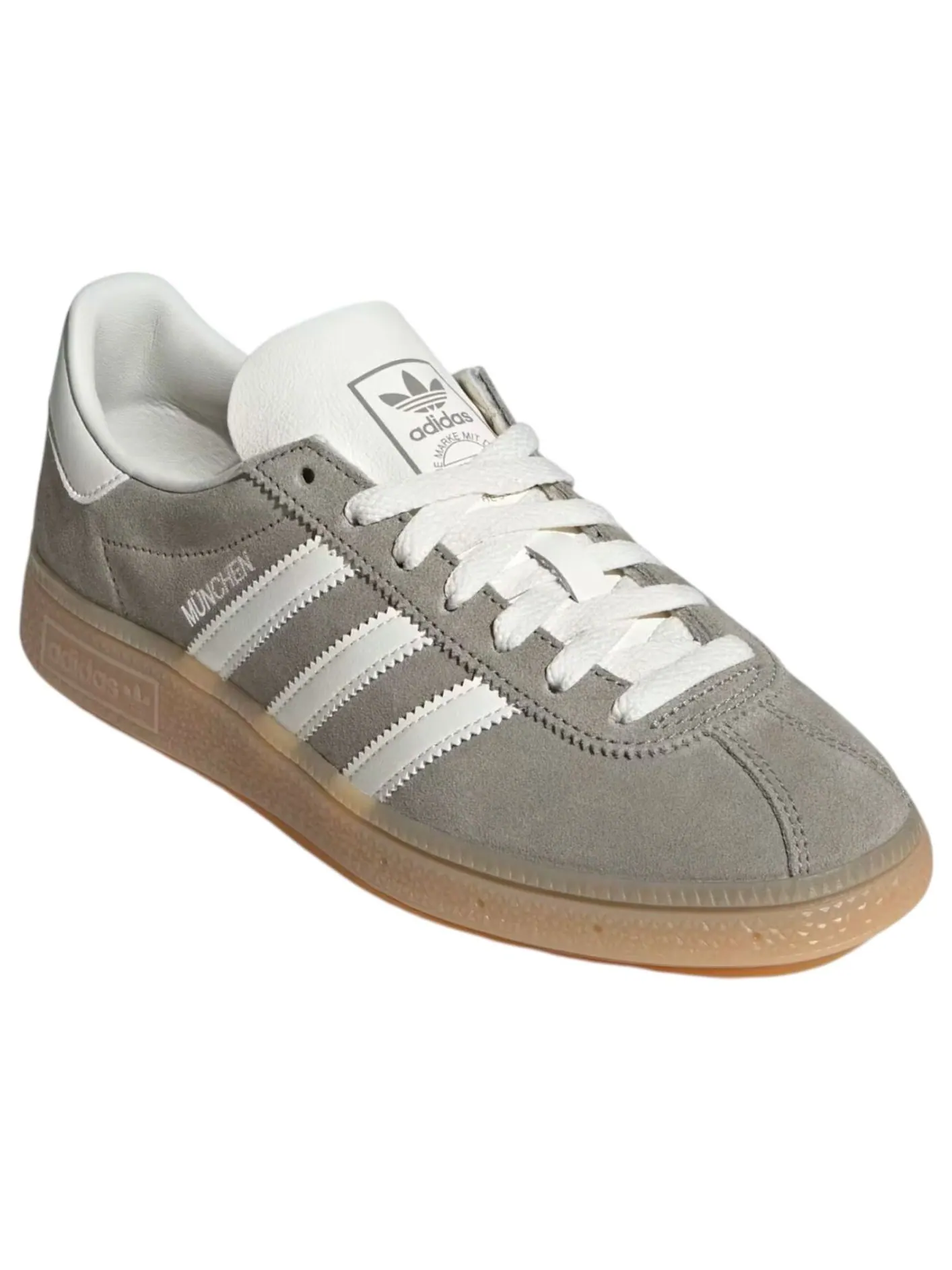 Кроссовки (WMNS) adidas Munich 'Silver Pebble' — изображение 2 из 5, серый