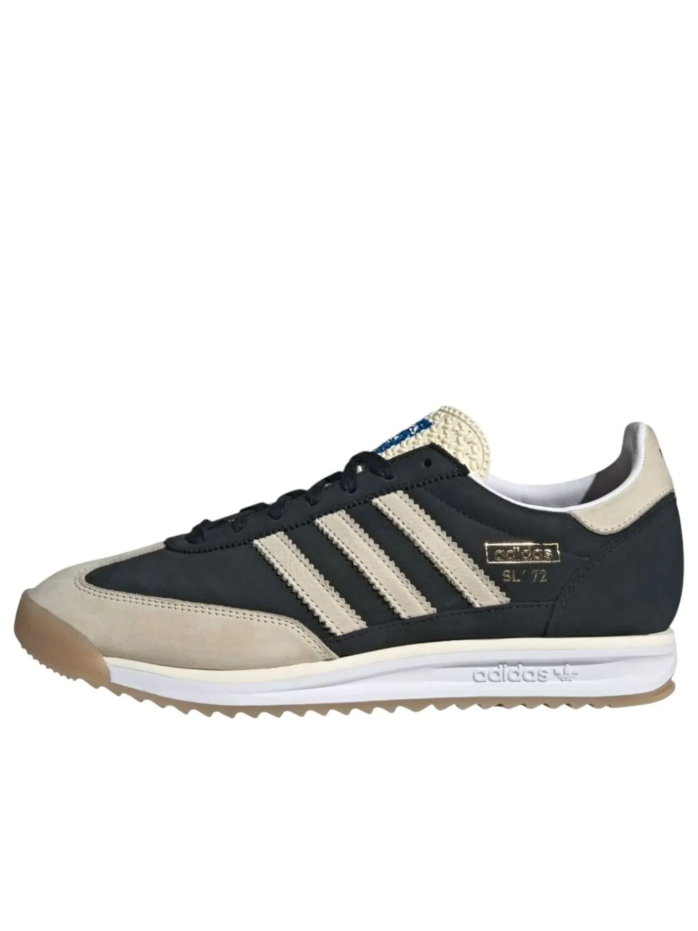 Кроссовки adidas SL 72 RS 'Core Black Cream White' — изображение 1 из 5, черный