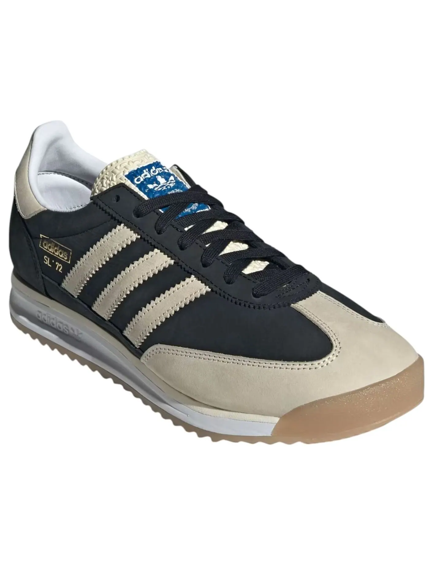 Кроссовки adidas SL 72 RS 'Core Black Cream White' — изображение 2 из 5, черный