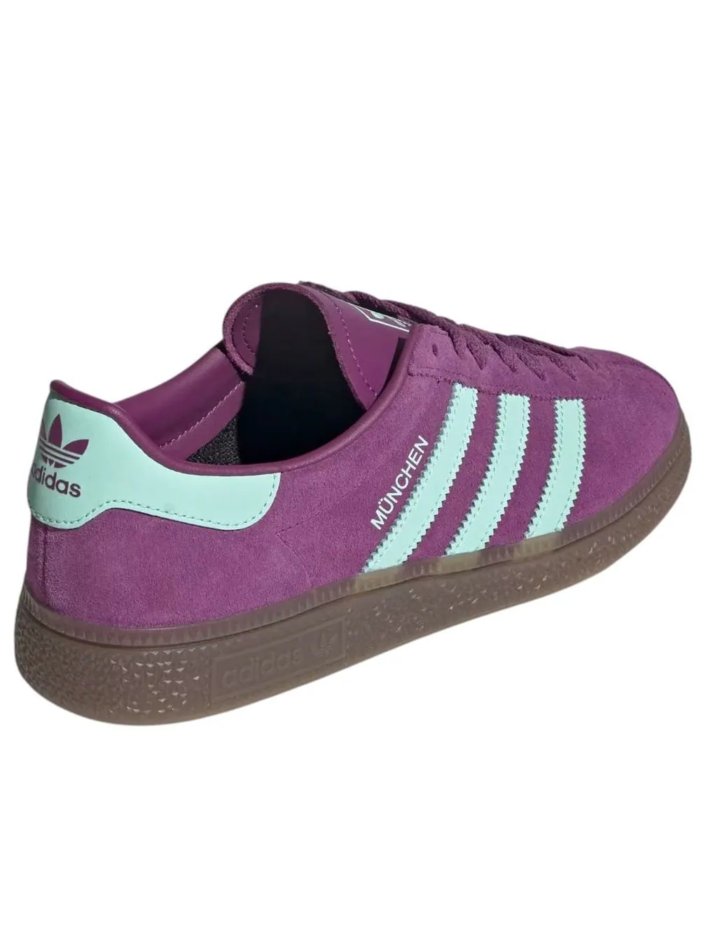 Кроссовки (WMNS) adidas Muenchen 'Rich Mauve Clear Mint Gum' — изображение 5 из 5, фиолетовый