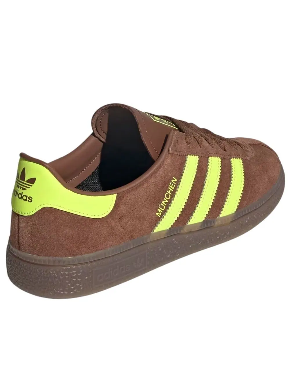(WMNS) Adidas Muenchen 'Preloved Brown Solar Yellow Gum' — изображение 5 из 5, коричневый/желтый