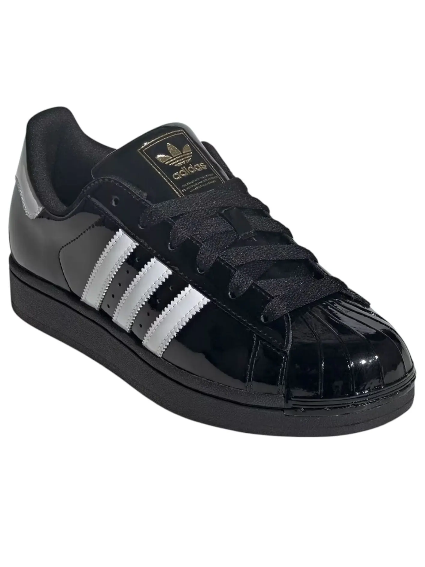 Кроссовки (WMNS) adidas Superstar II 'Core Black Gold Metallic' — изображение 2 из 5, черный