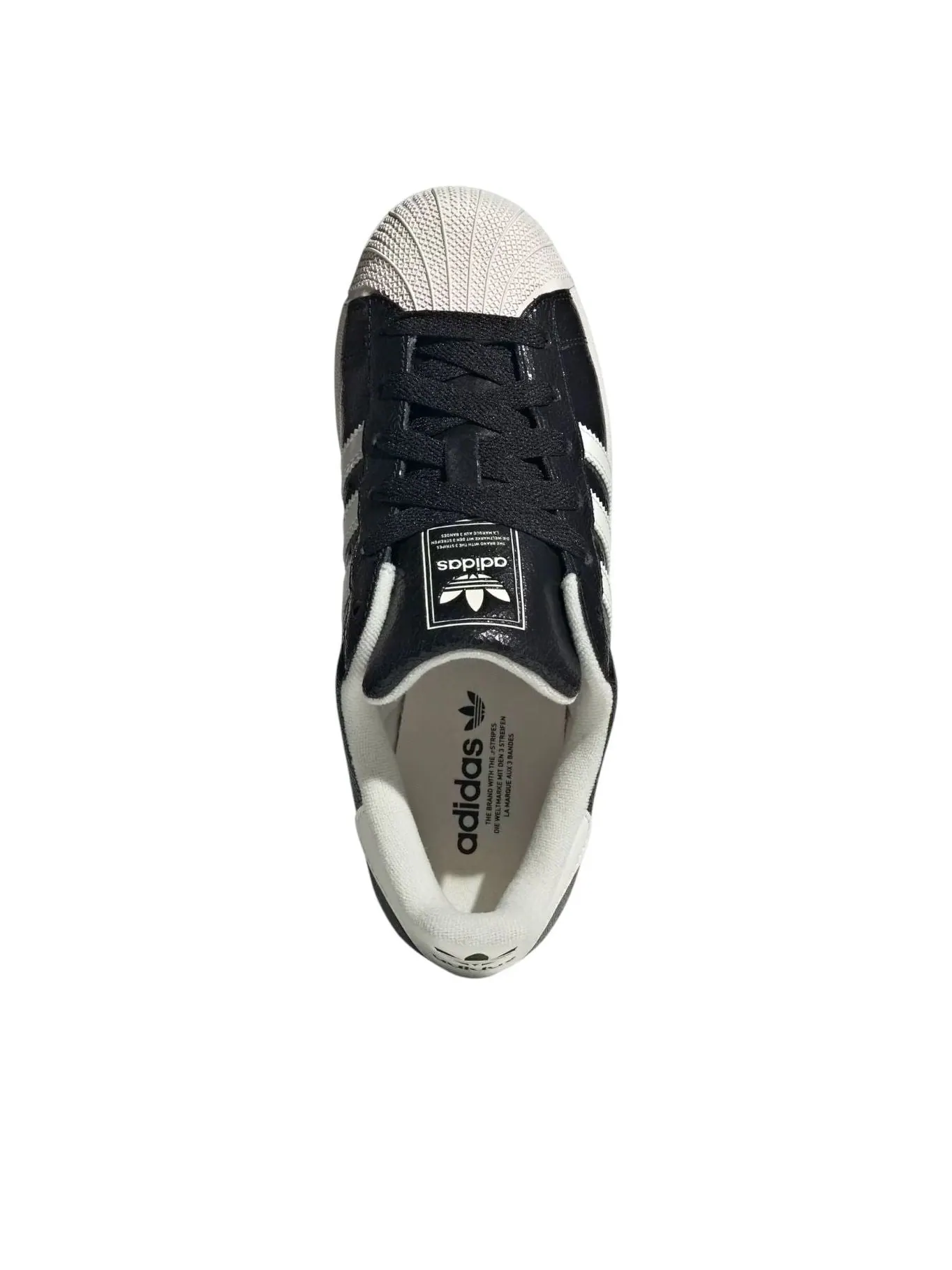 (WMNS) Adidas Superstar II 'Black Off White' — изображение 2 из 5, черный/белый