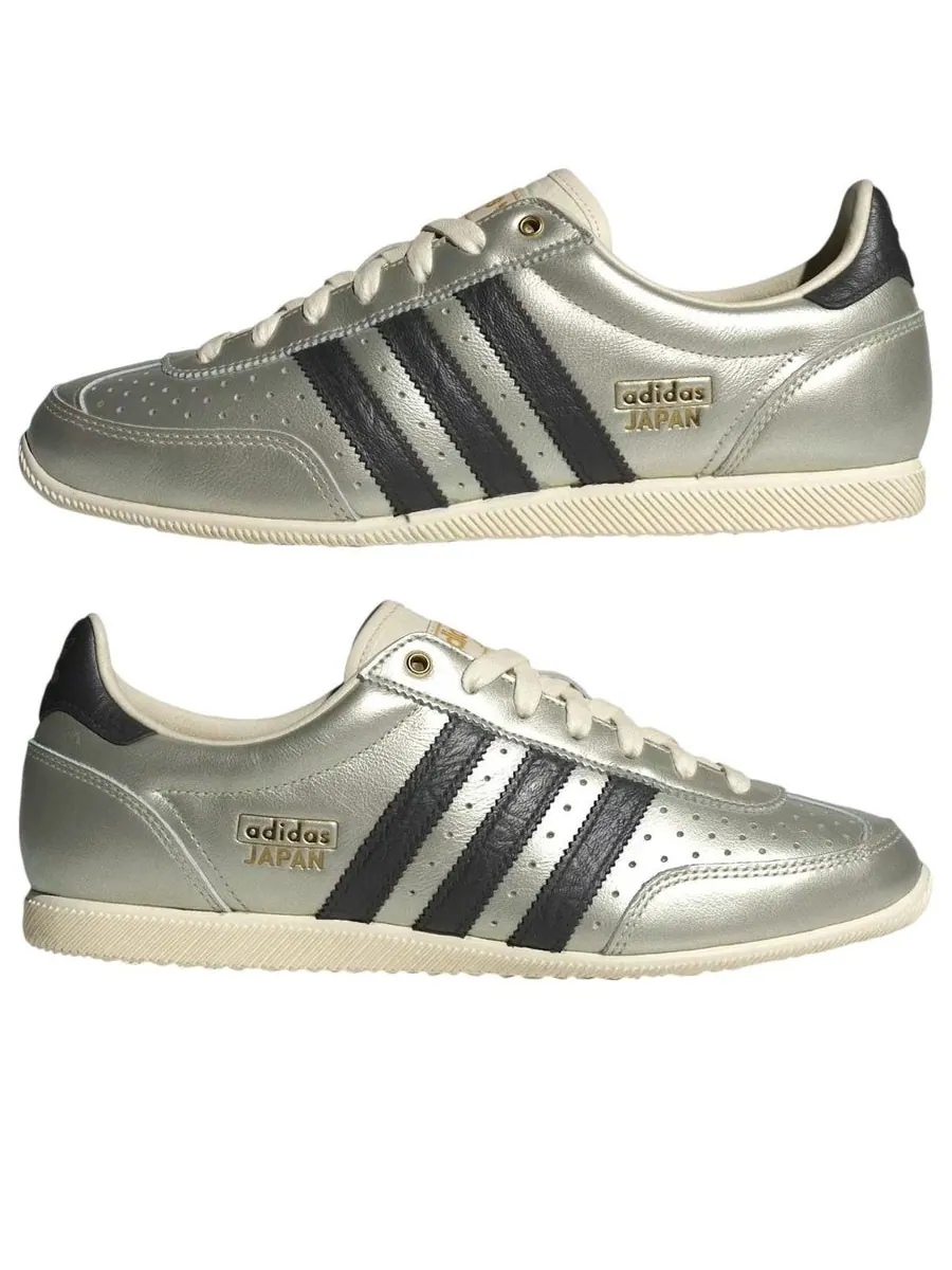 Кроссовки (WMNS) adidas Japan 'Alumina Black' — изображение 2 из 5, серебряный