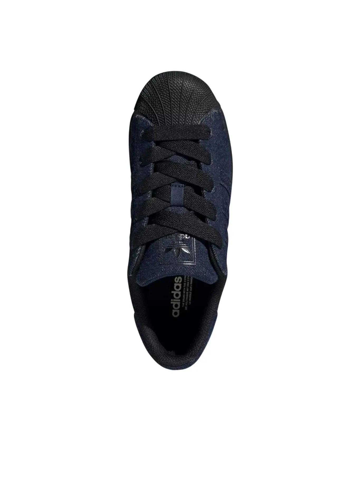 Кроссовки (WMNS) adidas Superstar II 'Denim - Night Indigo Black' — изображение 2 из 5, темно-синий