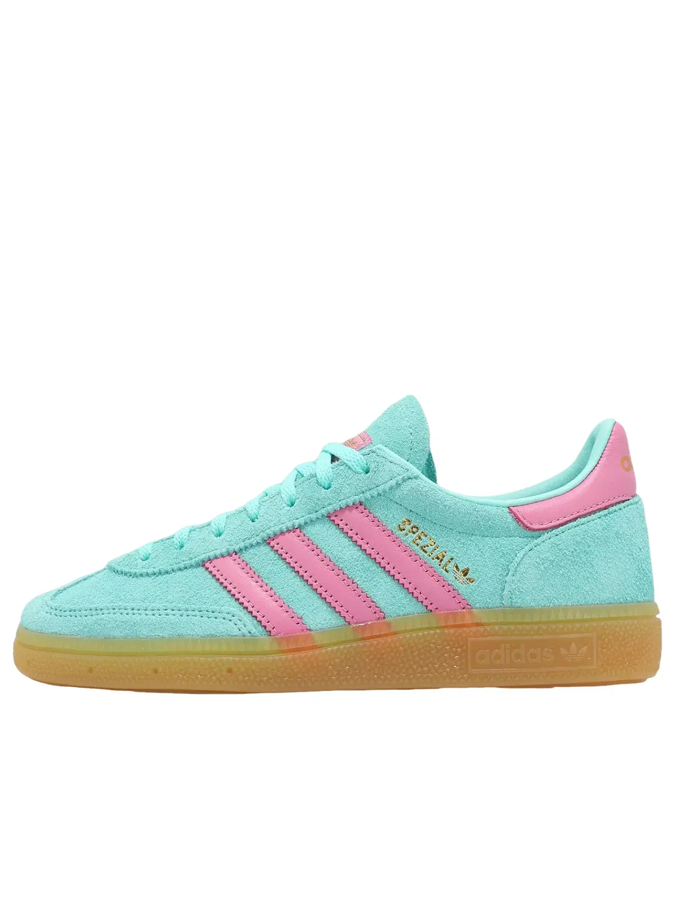Кроссовки Adidas Handball Spezial 'Flash Aqua Bliss Pink Gum' JS4084 — изображение 1 из 5, синий