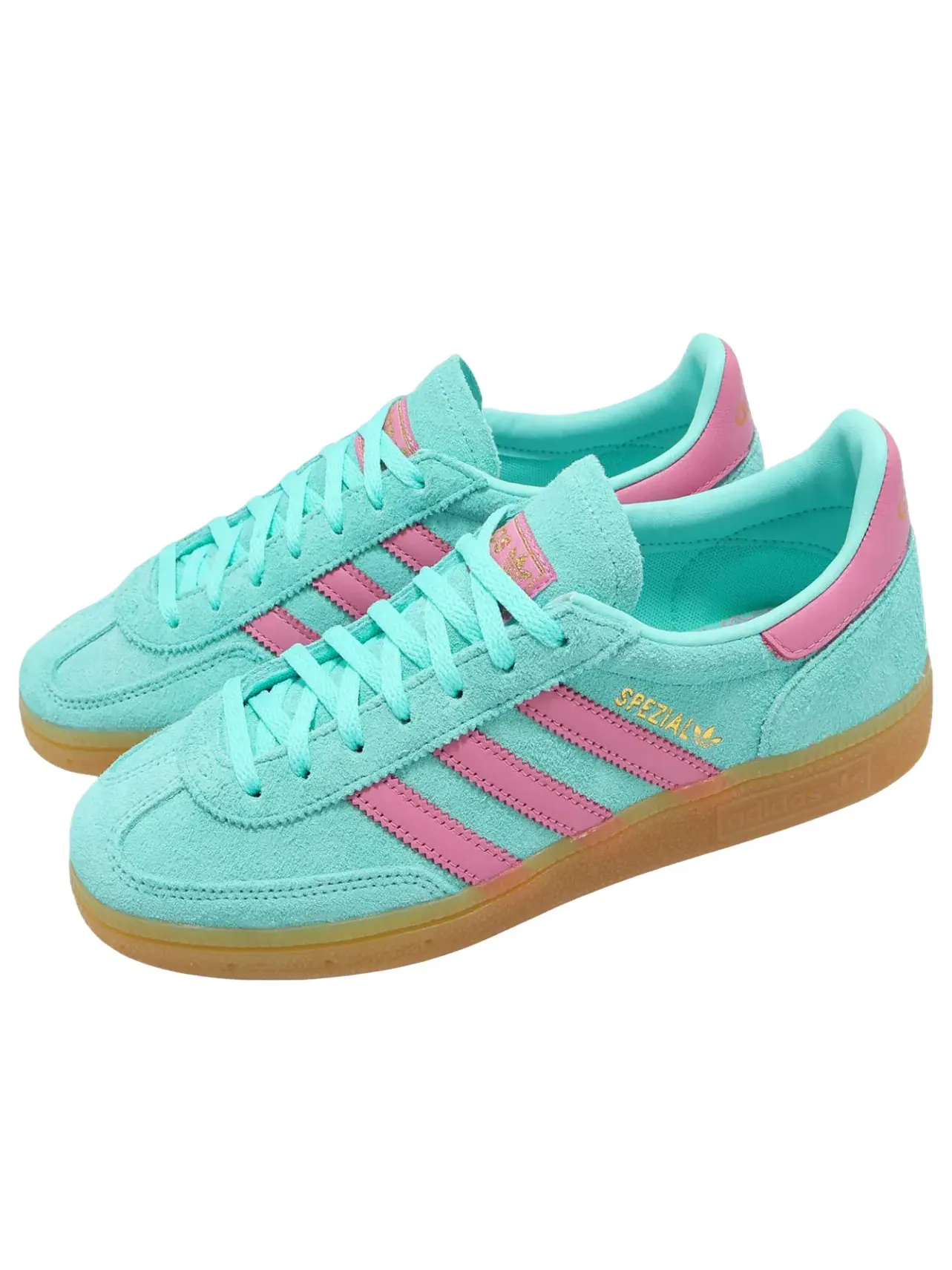 Кроссовки Adidas Handball Spezial 'Flash Aqua Bliss Pink Gum' JS4084 — изображение 2 из 5, синий