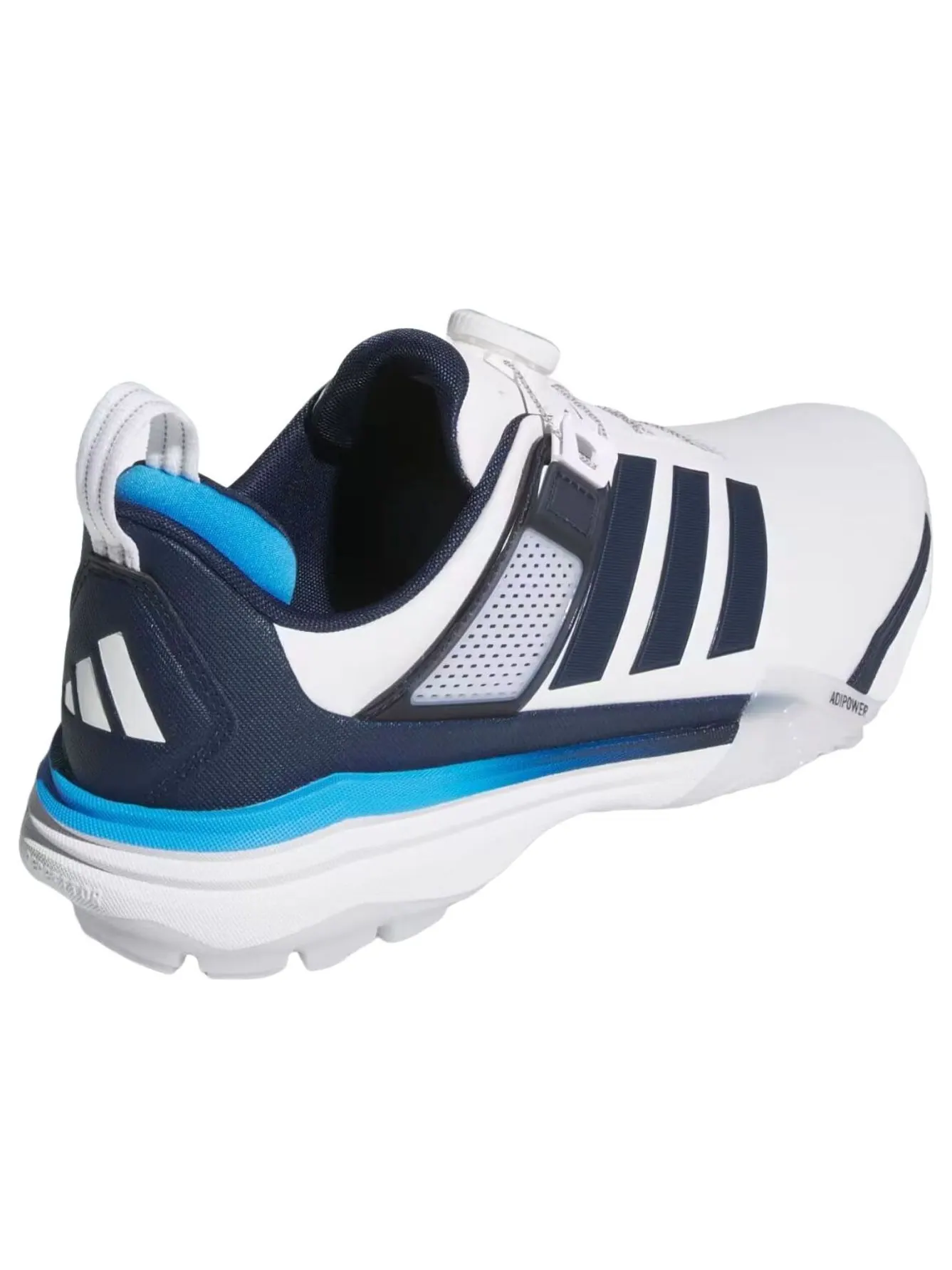 Adidas Adipower 26 Boa Spikeless 'Cloud White Collegiate Navy Lucid Ray Blue' — изображение 3 из 6, белый/темно-синий/синий