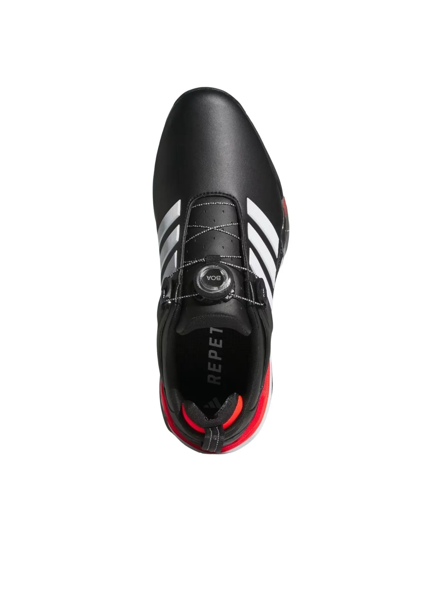 Adidas Adipower 26 Boa Spikeless 'Core Black Cloud White Lucid Red' — изображение 4 из 6, черный/белый/красный