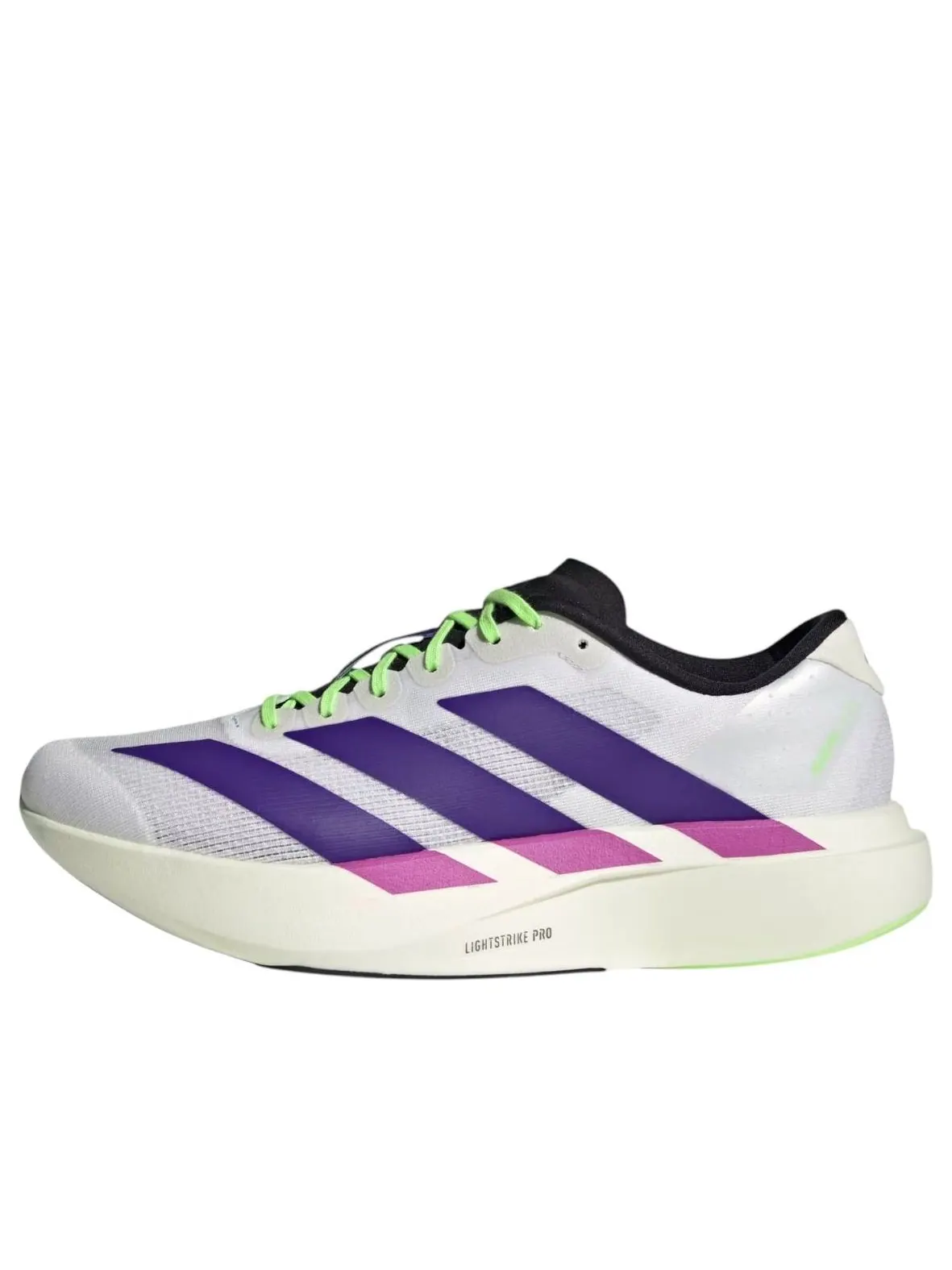 Adidas Adizero Evo SL 'White Collegiate Purple Lime Burst' — изображение 1 из 5, белый/фиолетовый