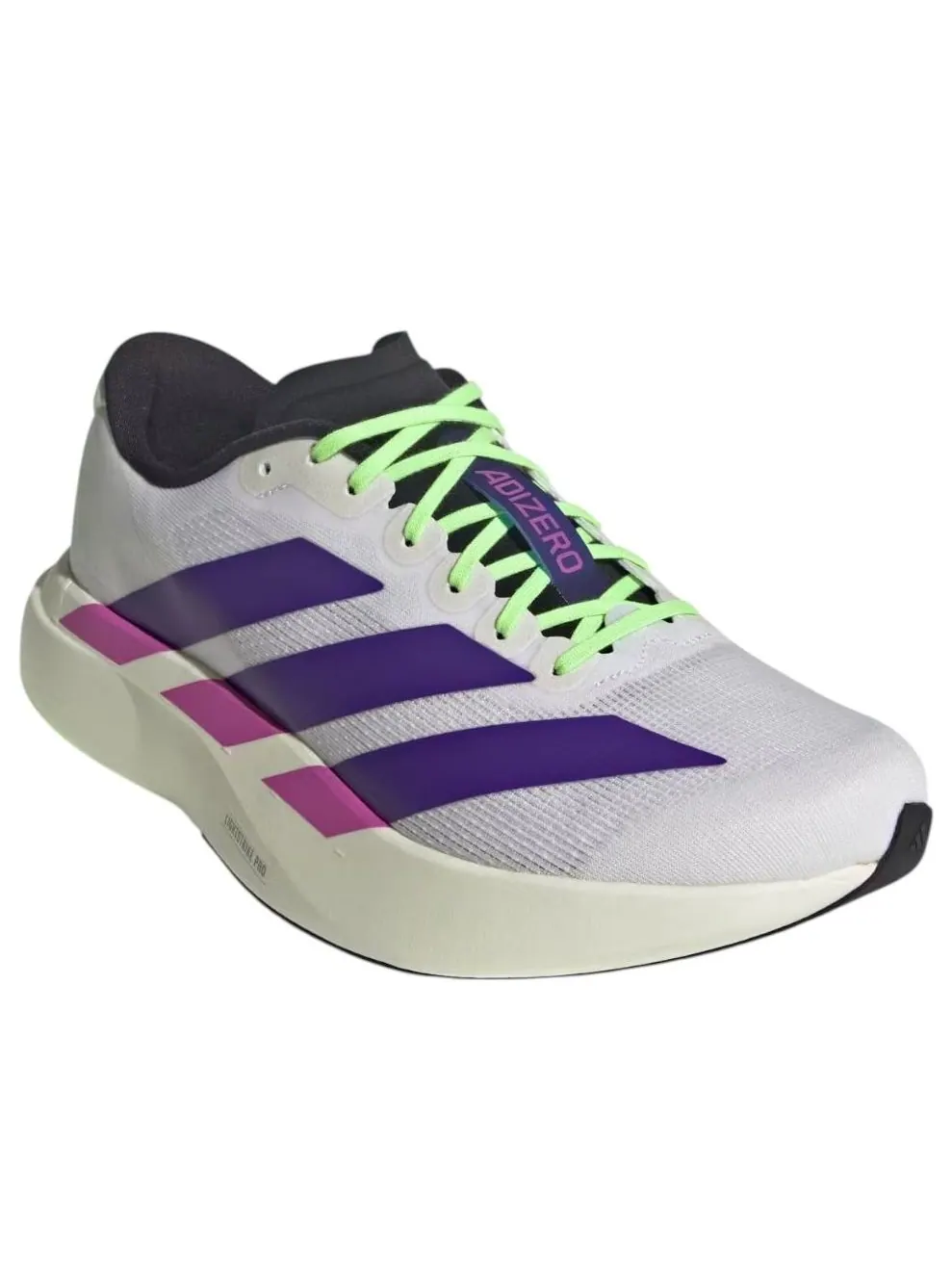 Adidas Adizero Evo SL 'White Collegiate Purple Lime Burst' — изображение 4 из 5, белый/фиолетовый