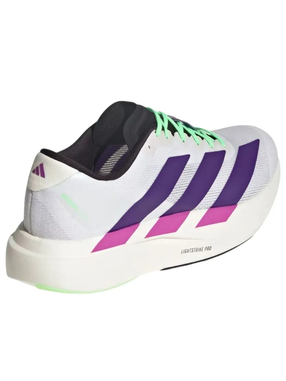Adidas Adizero Evo SL 'White Collegiate Purple Lime Burst' — изображение 5 из 5, белый/фиолетовый