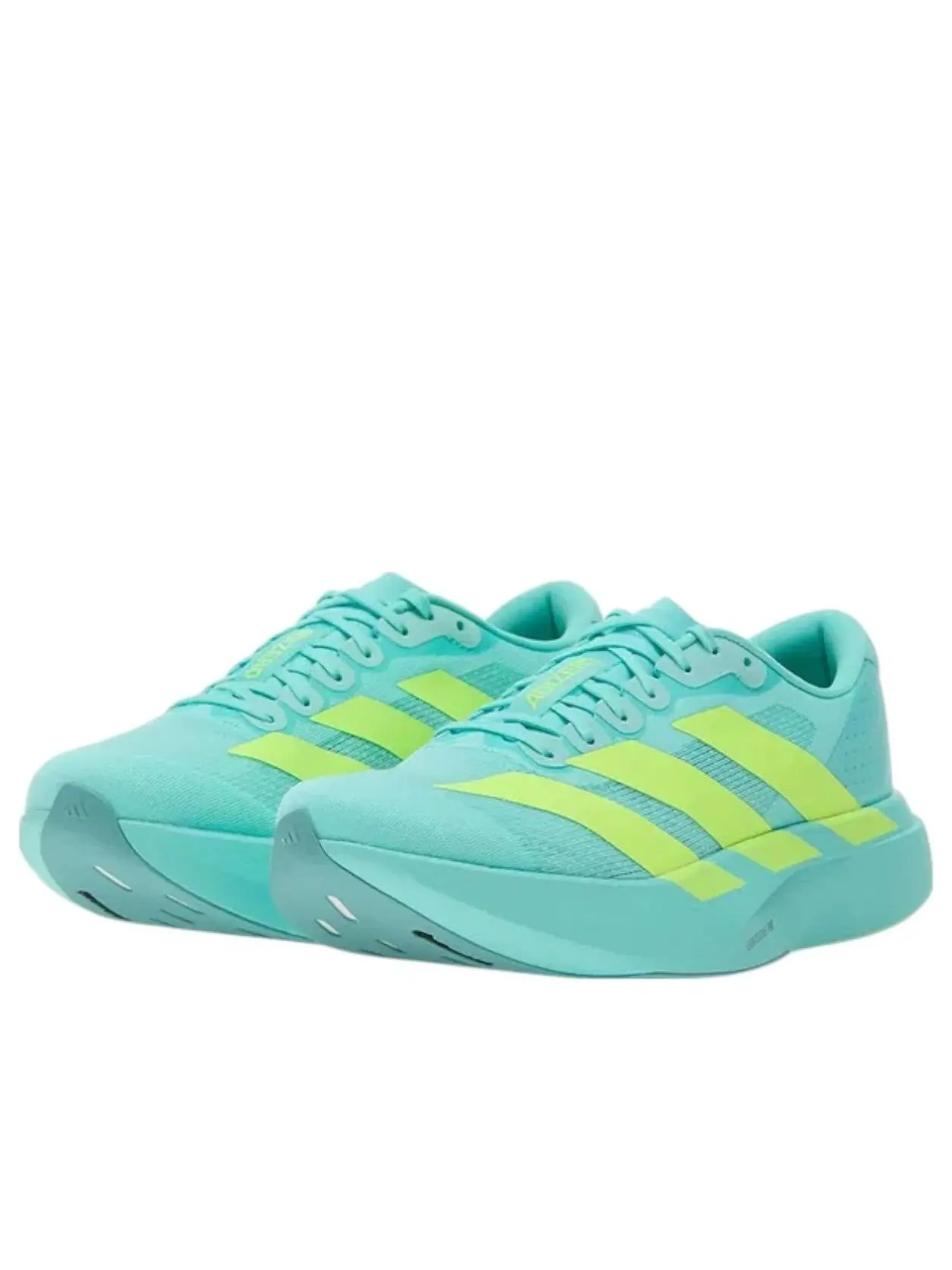 Кроссовки adidas Adizero Evo SL 'Flash Aqua Lucid Lemon' — изображение 3 из 5, бирюзовый