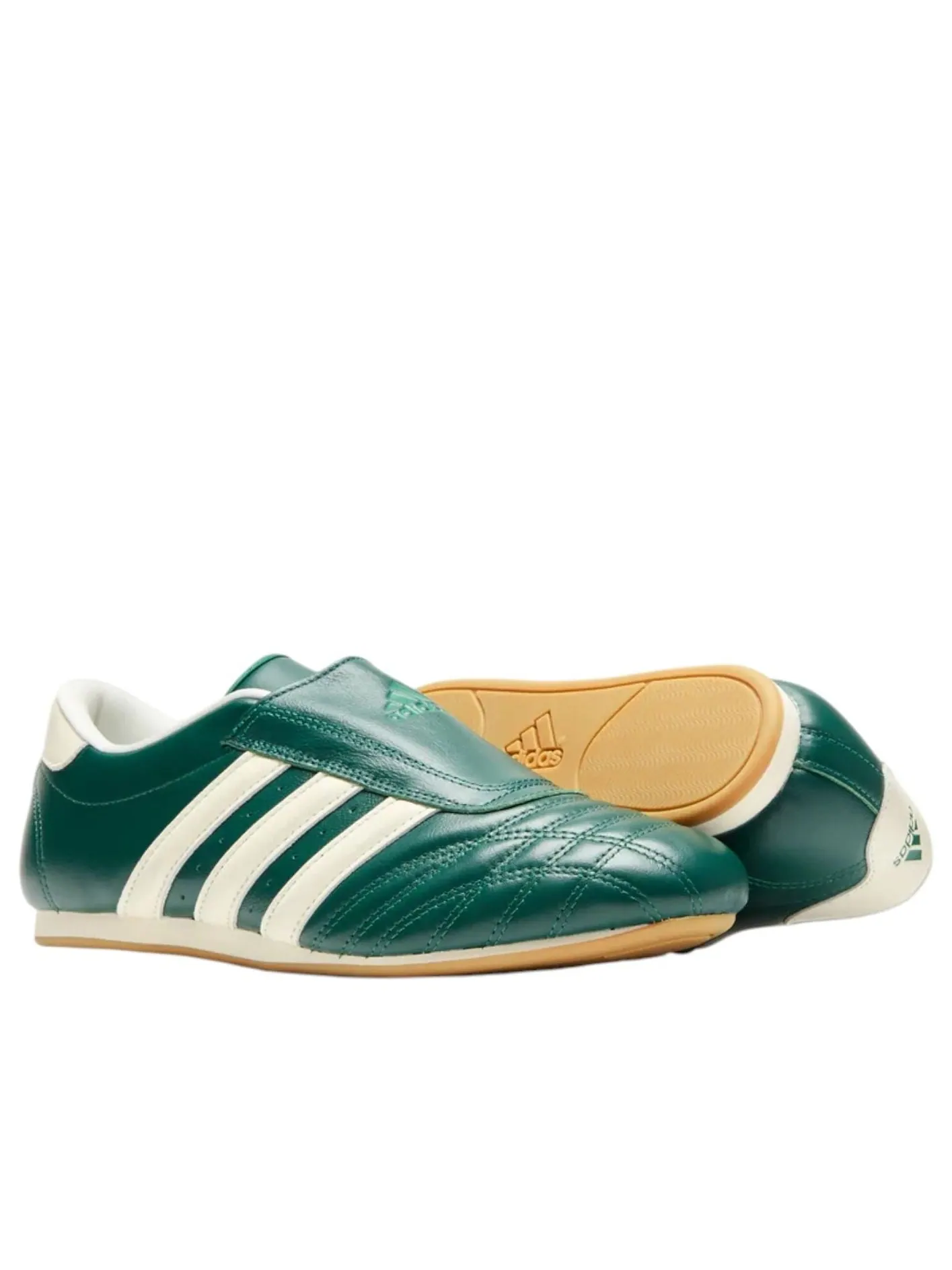 (WMNS) Adidas Taekwondo 'Collegiate Green Off White' — изображение 3 из 5, зеленый/белый