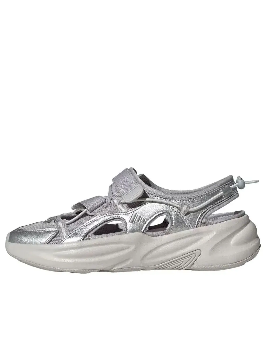 (WMNS) Сандалии Adidas Ozwave 'Серо-серебристый металлик' — изображение 1 из 5, серый