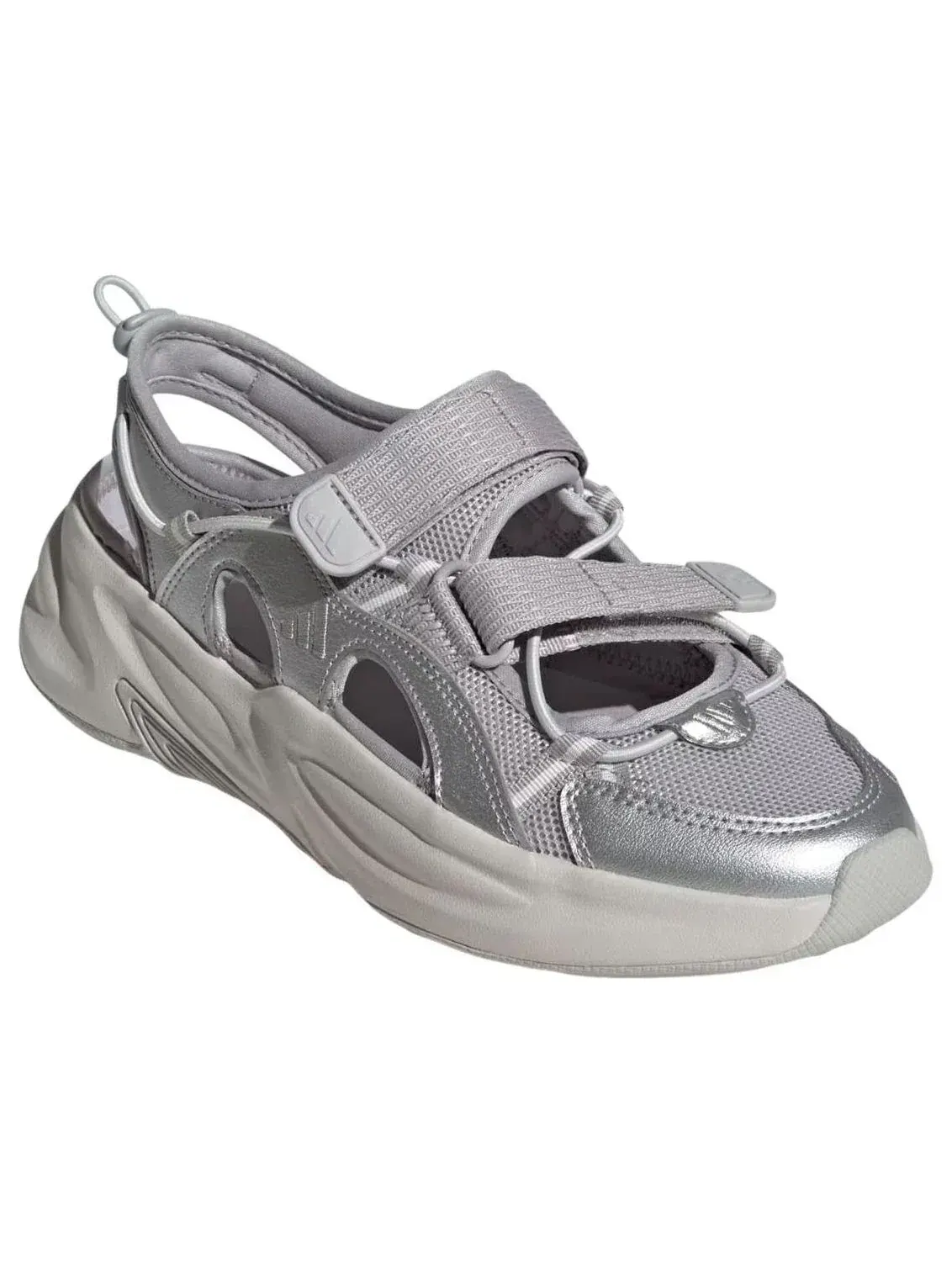 (WMNS) Сандалии Adidas Ozwave 'Серо-серебристый металлик' — изображение 4 из 5, серый