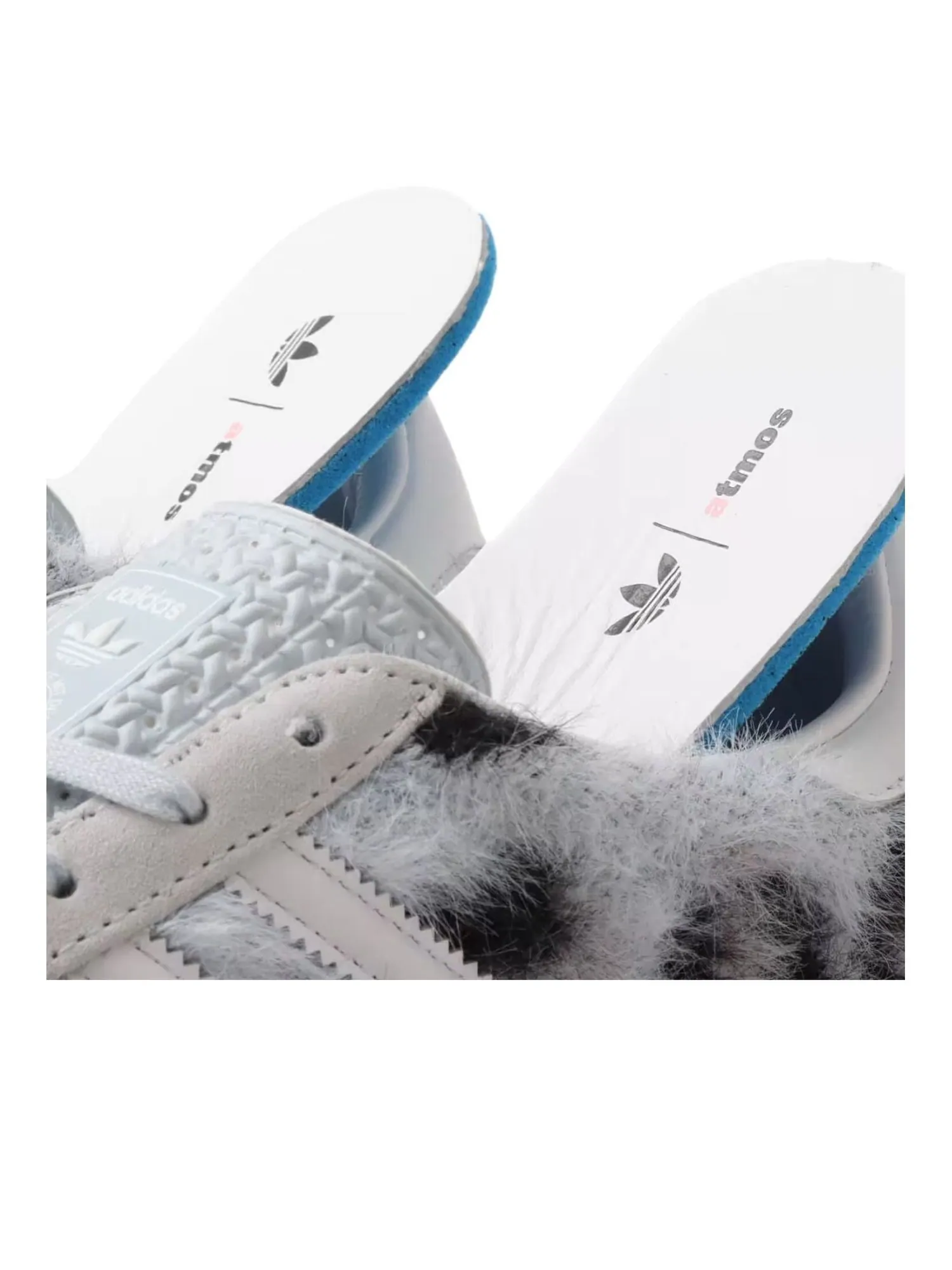 Кроссовки adidas x atmos Pink Gazelle Indoor 'Trinity Leopard Halo Blue' — изображение 7 из 7, синий