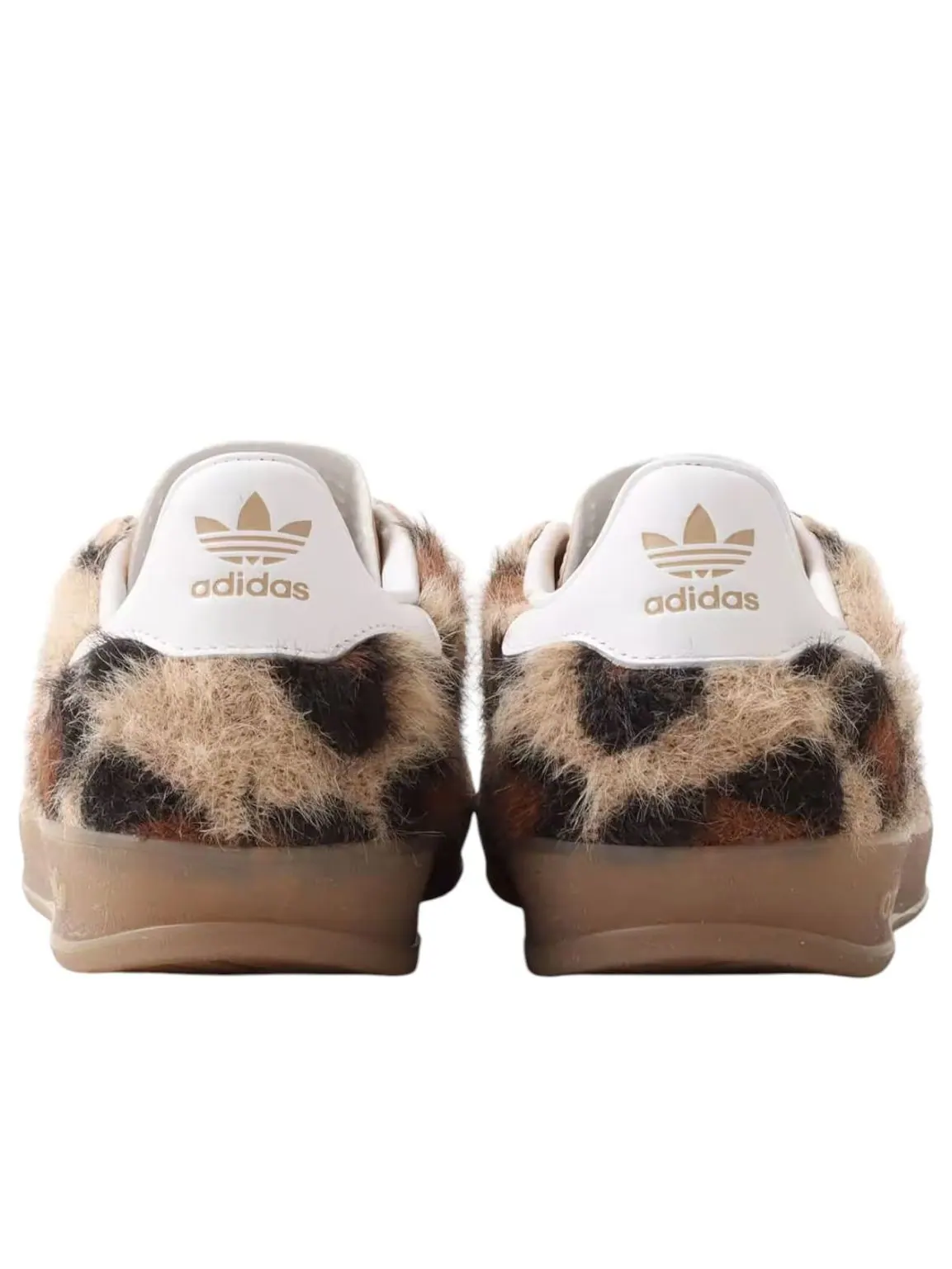 Кроссовки adidas x atmos Pink Gazelle Indoor 'Trinity Leopard Warm Sandstone' — изображение 5 из 7, коричневый