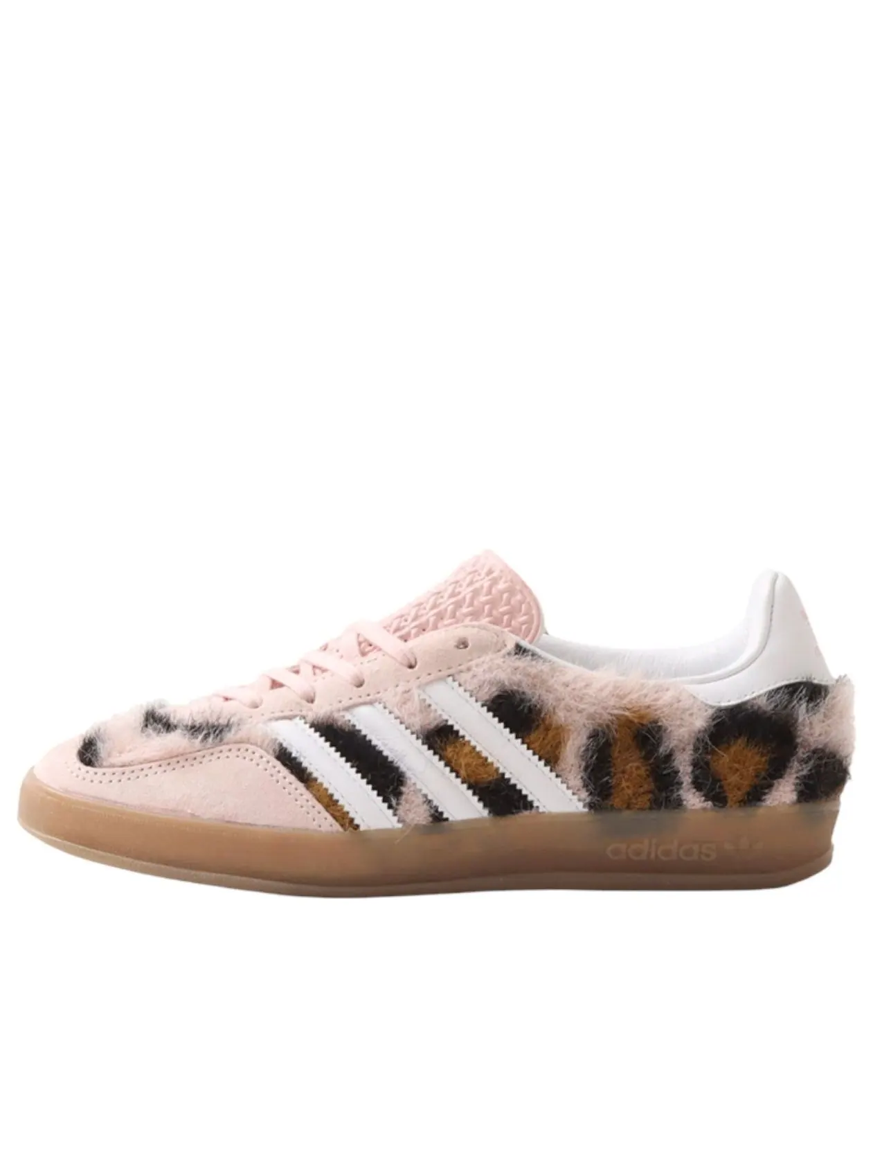 Кроссовки adidas x atmos Pink Gazelle Indoor 'Trinity Leopard Sand Pink' — изображение 1 из 7, розовый