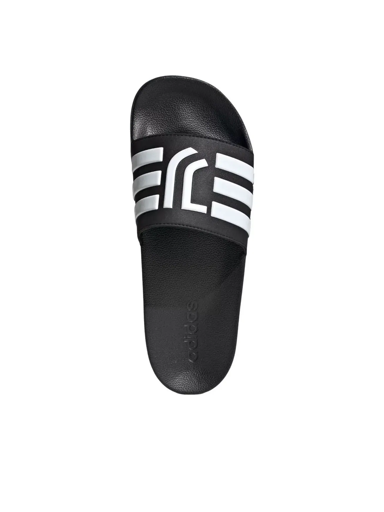 Шлепанцы Adidas Adilette Shower Juventus Slides 'Black White' JS4862 — изображение 2 из 5, черный