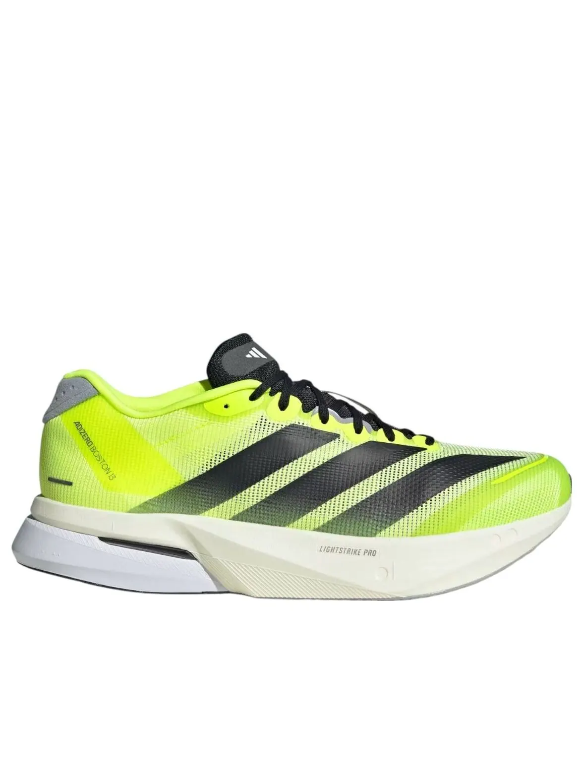 Adidas Adizero Boston 13 'Lucid Lemon Black' — изображение 2 из 5, черный/серебристый