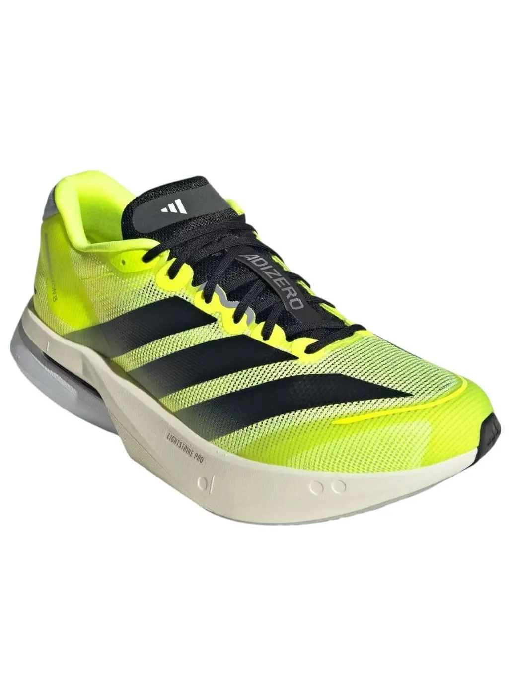 Adidas Adizero Boston 13 'Lucid Lemon Black' — изображение 3 из 5, черный/серебристый