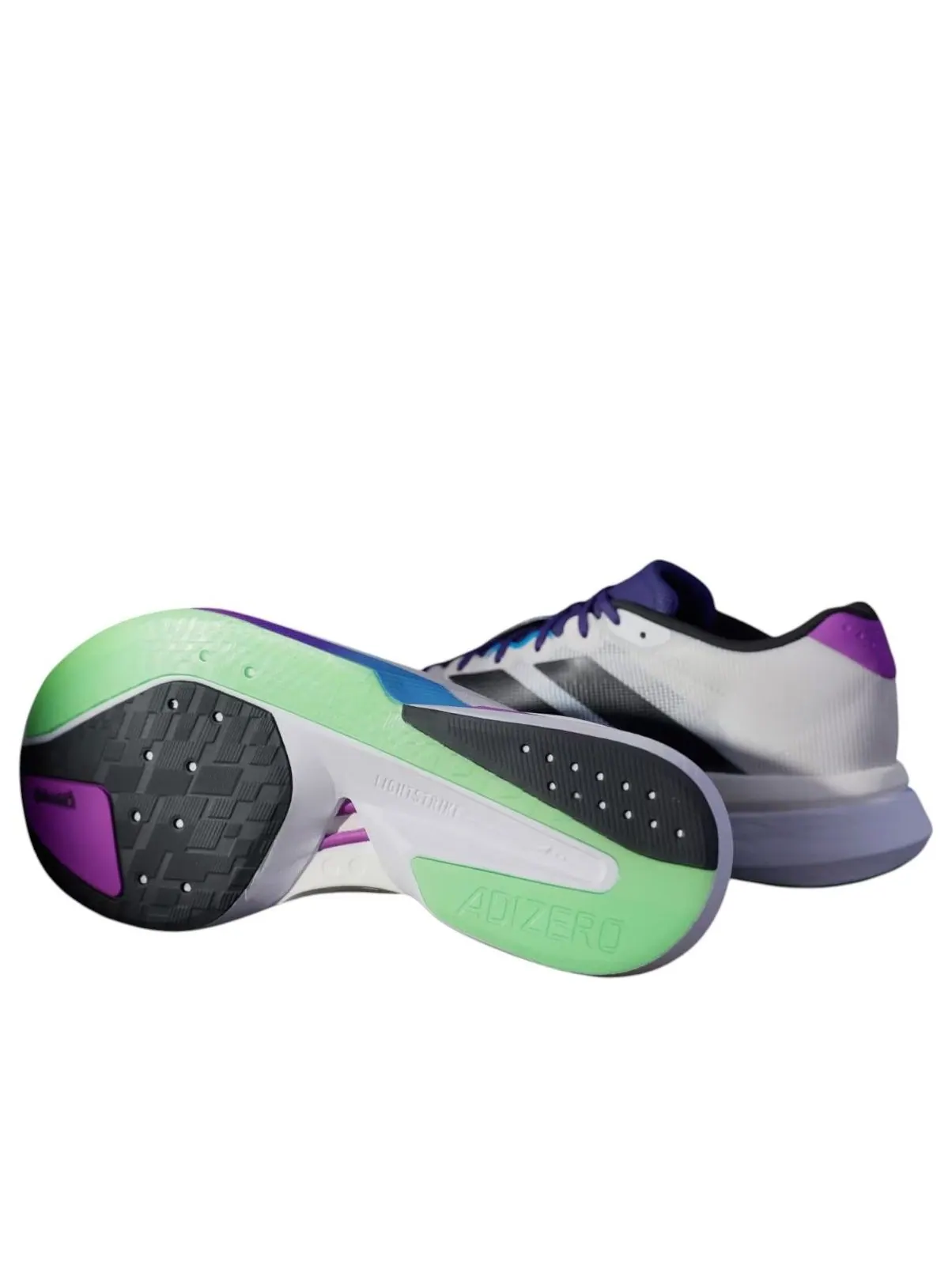 Кроссовки adidas Adizero Boston 13 'White Black Lime Burst' — изображение 3 из 4, белый