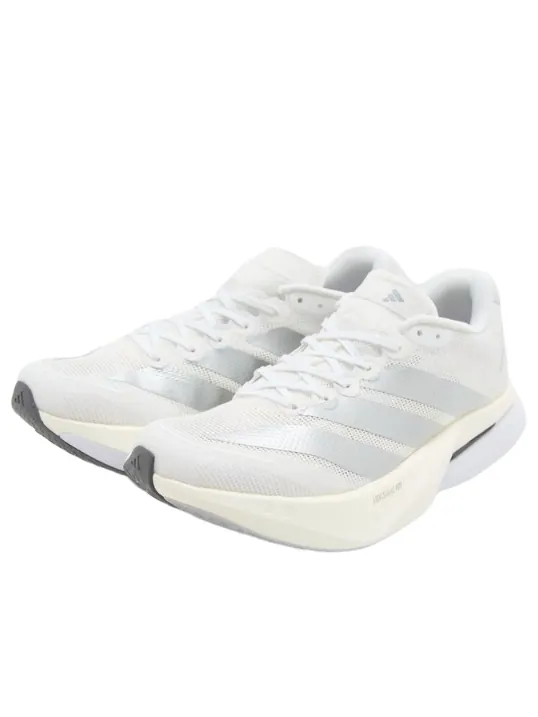 (WMNS) Adidas Adizero Boston 13 'Cloud White Matte Silver' — изображение 2 из 5, белый/серебристый/серый