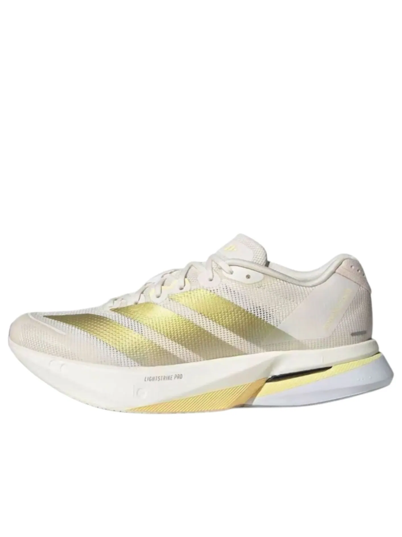 Кроссовки (WMNS) adidas Adizero Boston 13 'Chalk White Gold Metallic' — изображение 1 из 5, бежевый