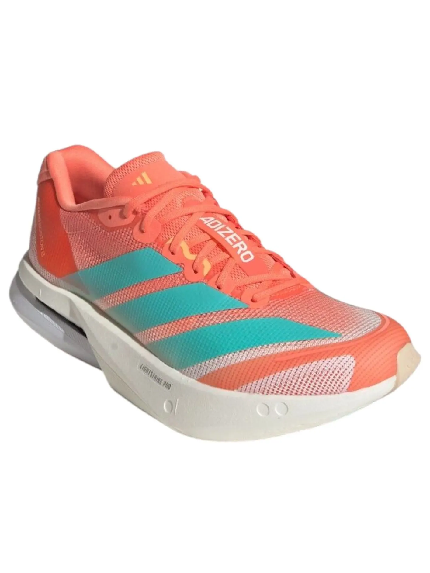 (WMNS) Adidas Adizero Boston 13 'Semi Coral Flash Aqua Orange' — изображение 2 из 5, голубой оранжевый