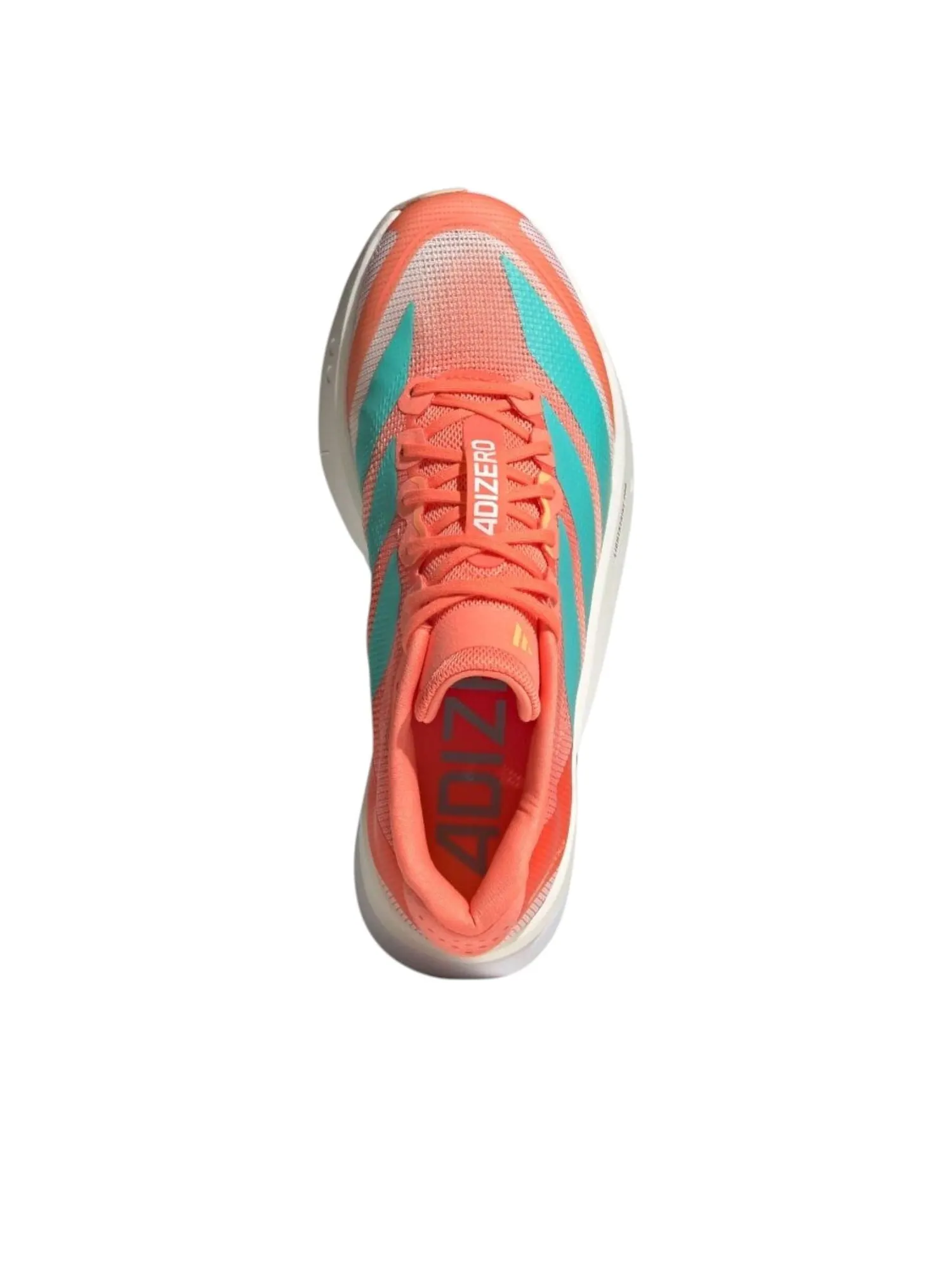 (WMNS) Adidas Adizero Boston 13 'Semi Coral Flash Aqua Orange' — изображение 4 из 5, голубой оранжевый