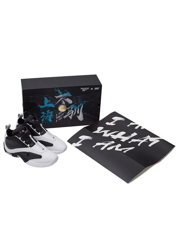 Кроссовки iverson answer 4 'black white' Reebok — изображение 1 из 4, черный/белый