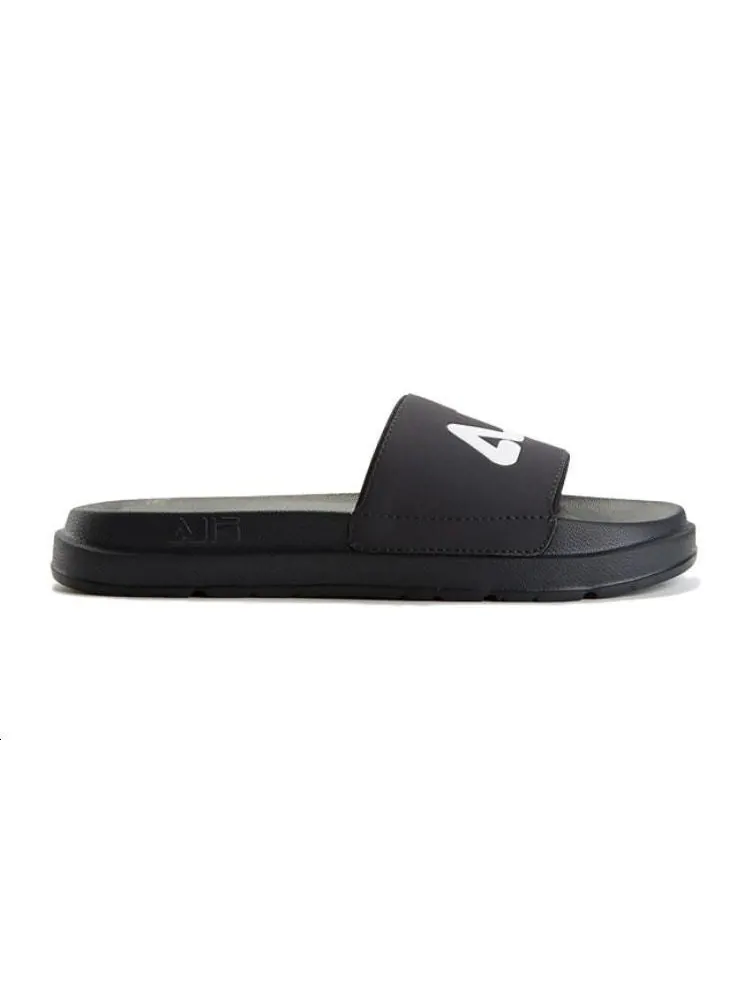 (GS) Шлепанцы Fila Lifestyle Slides 'Black' — изображение 2 из 5, черный/белый