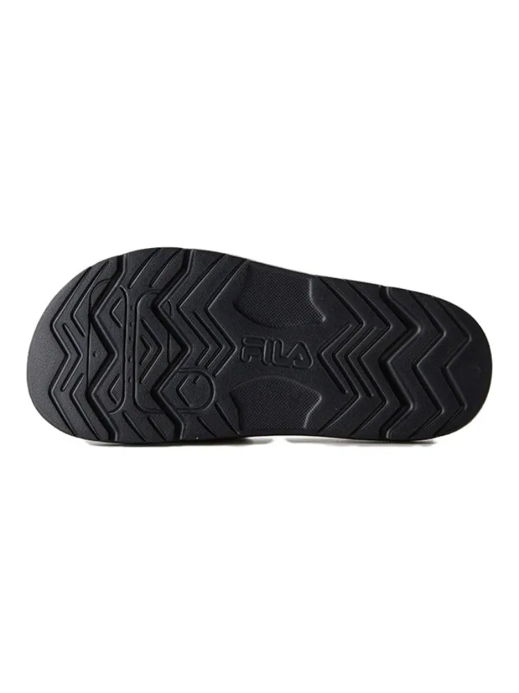 (GS) Шлепанцы Fila Lifestyle Slides 'Black' — изображение 5 из 5, черный/белый