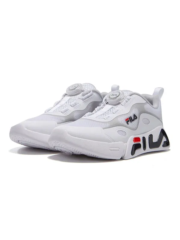 Кроссовки (GS) FILA BOA Classic VNTG Running Shoes White/Black — изображение 2 из 4, белый/черный