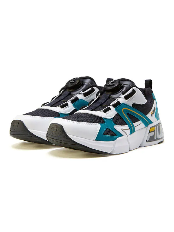 Кроссовки retro sport shoes 'black white blue' Fila — изображение 2 из 4, черный/белый/синий