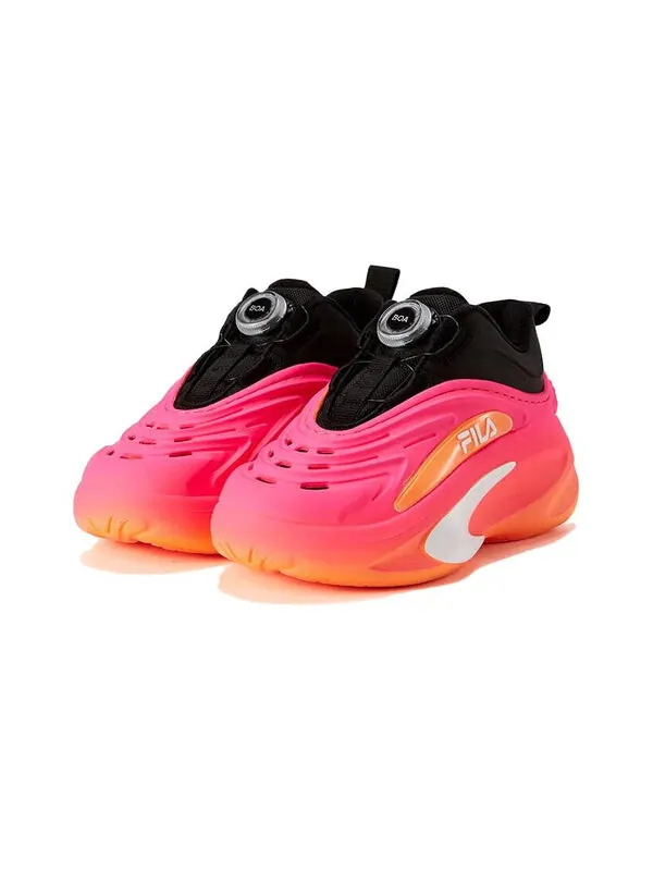 Кроссовки fashion running sneakers 'pink orange' Fila — изображение 2 из 4, розовый/оранжевый/черный