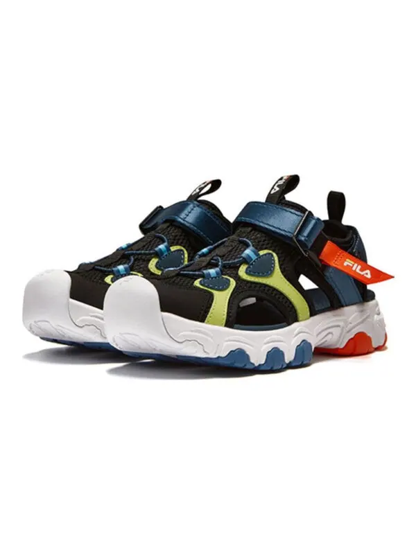Сандалии lifestyle sandals 'black white blue' Fila — изображение 3 из 4, черный/белый/синий