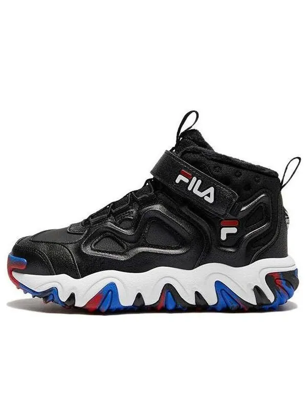 Кроссовки lifestyle high-top shoes 'black white' Fila — изображение 1 из 3, черный/белый/синий