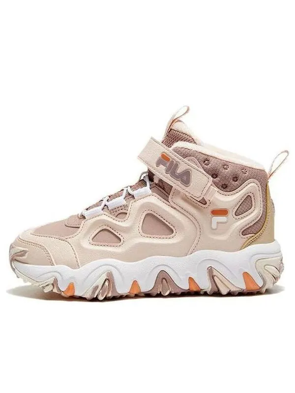 Кроссовки lifestyle high-top shoes 'pink white' Fila — изображение 1 из 4, розовый/белый
