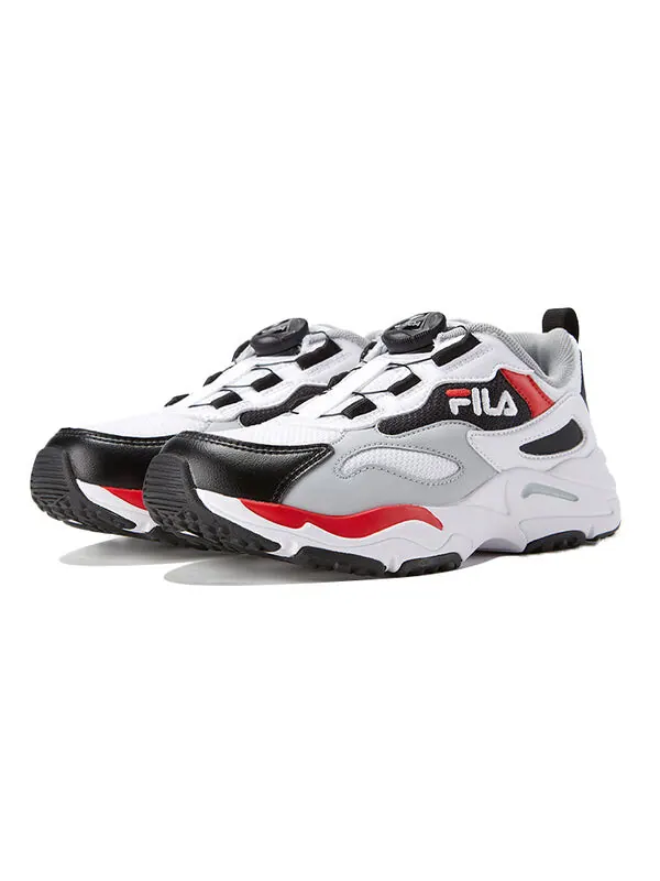 Кроссовки classic sports shoes 'white red black' Fila — изображение 2 из 4, белый/красный/черный