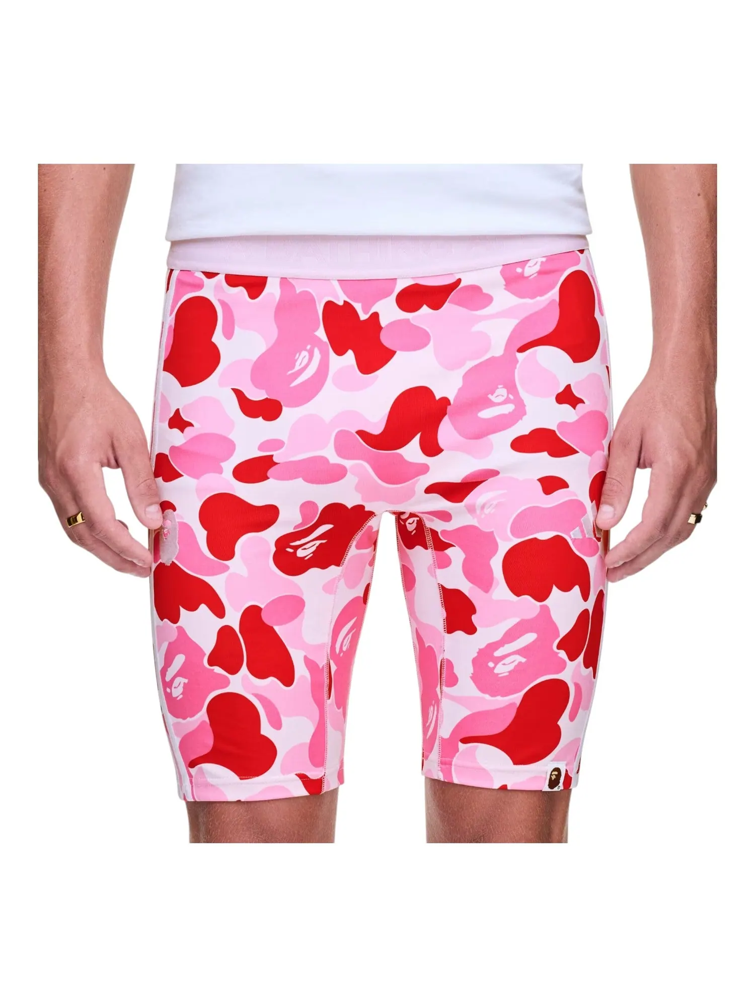 Кроссовки adidas x BAPE FB Tights 'Semi Solar Pink' — изображение 4 из 4, розовый