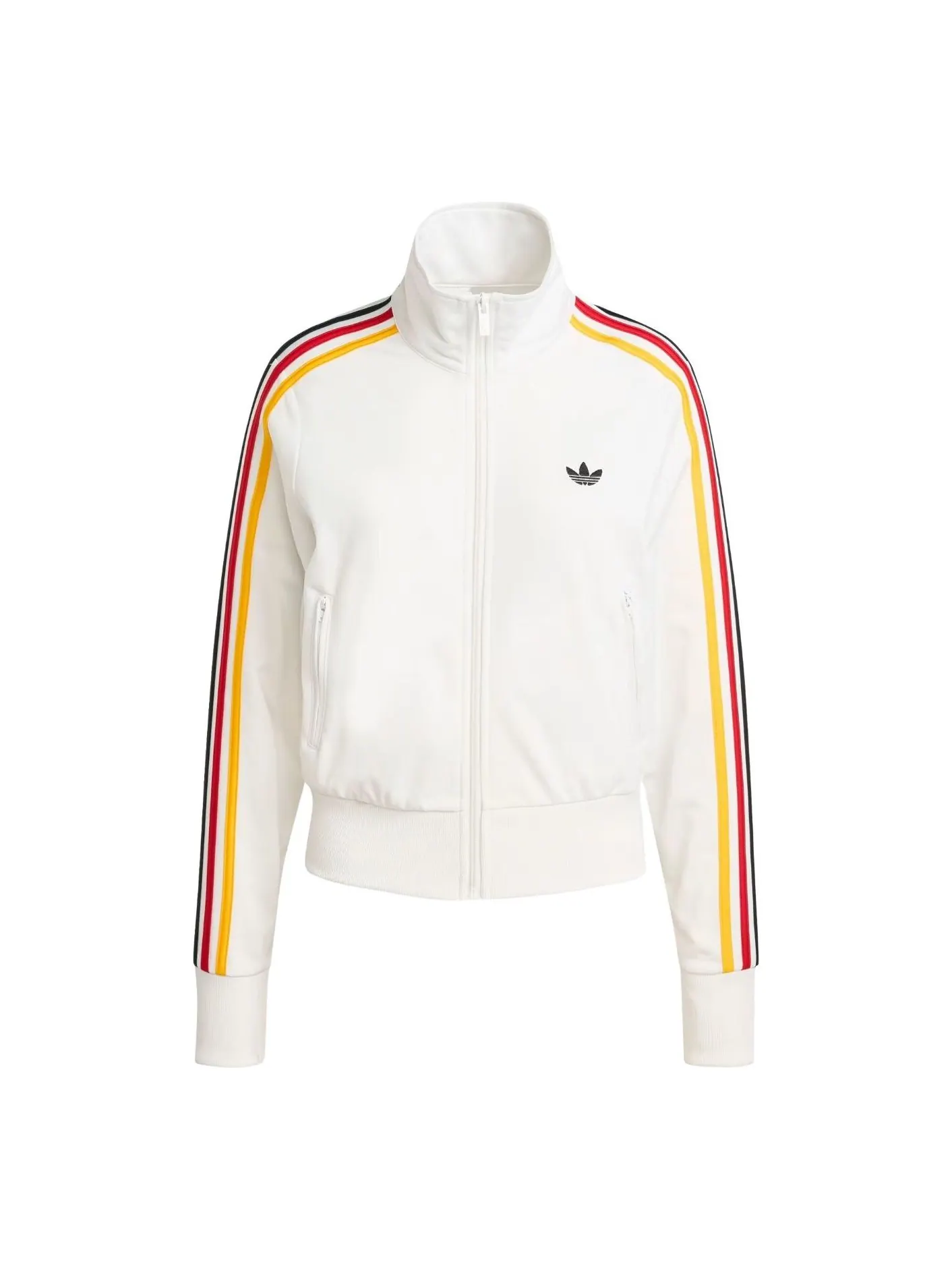 (WMNS) Adidas Firebird Classic Track Top 'Cloud White Collegiate Gold Team Power Red 2' — изображение 1 из 3, белый