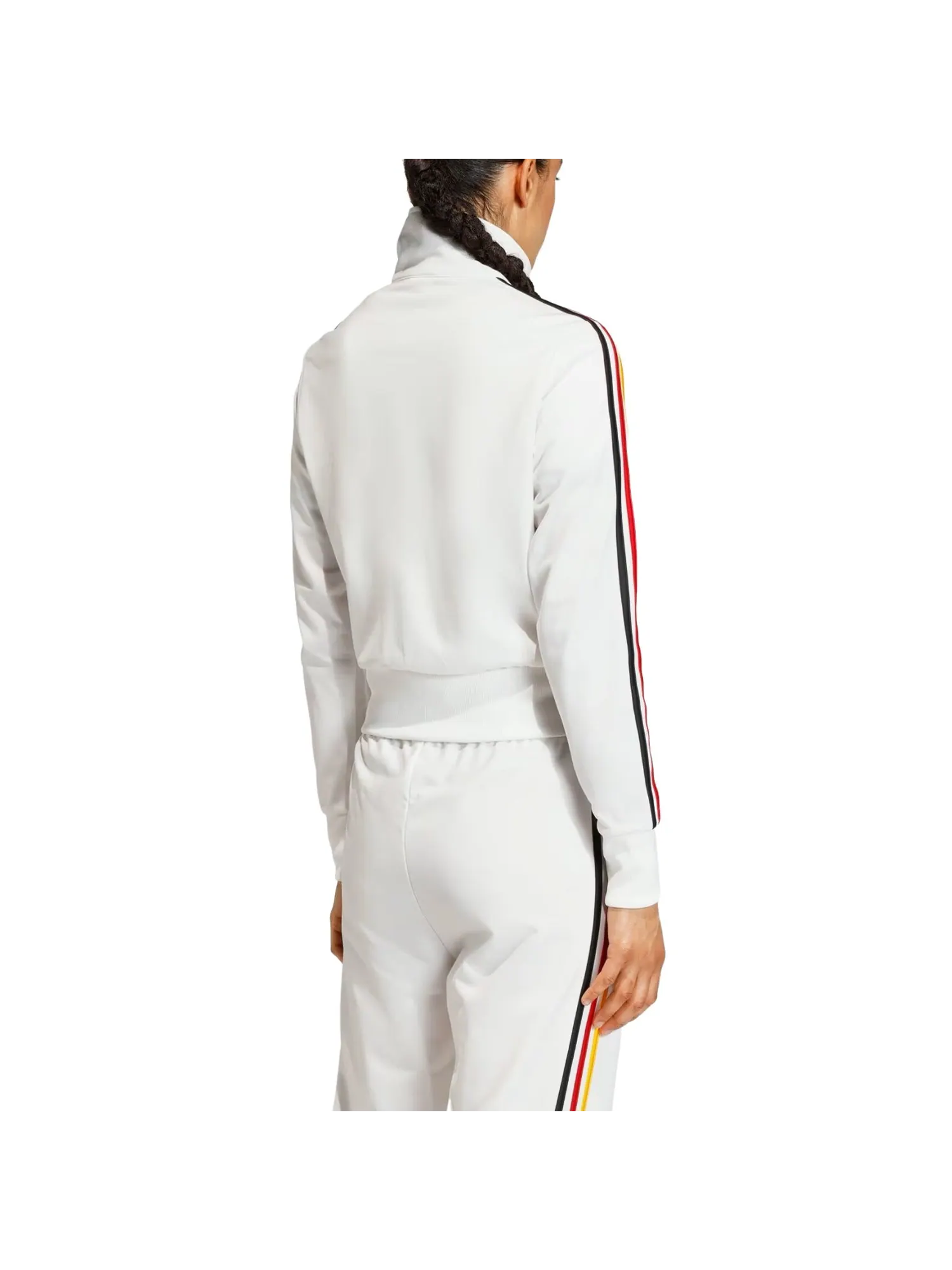 (WMNS) Adidas Firebird Classic Track Top 'Cloud White Collegiate Gold Team Power Red 2' — изображение 3 из 3, белый