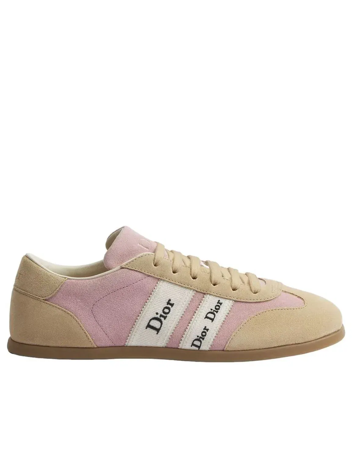 Женские кроссовки DIOR Ribbon 'Розовый бежевый' KCK553SUE-S80P — изображение 2 из 6