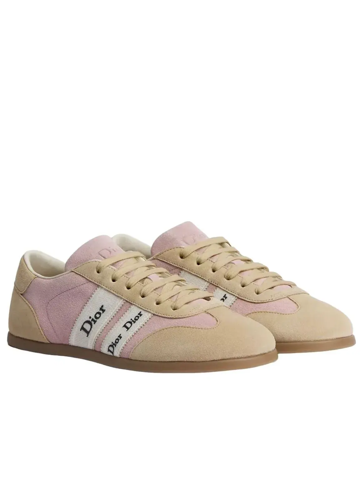 Женские кроссовки DIOR Ribbon 'Розовый бежевый' KCK553SUE-S80P — изображение 3 из 6