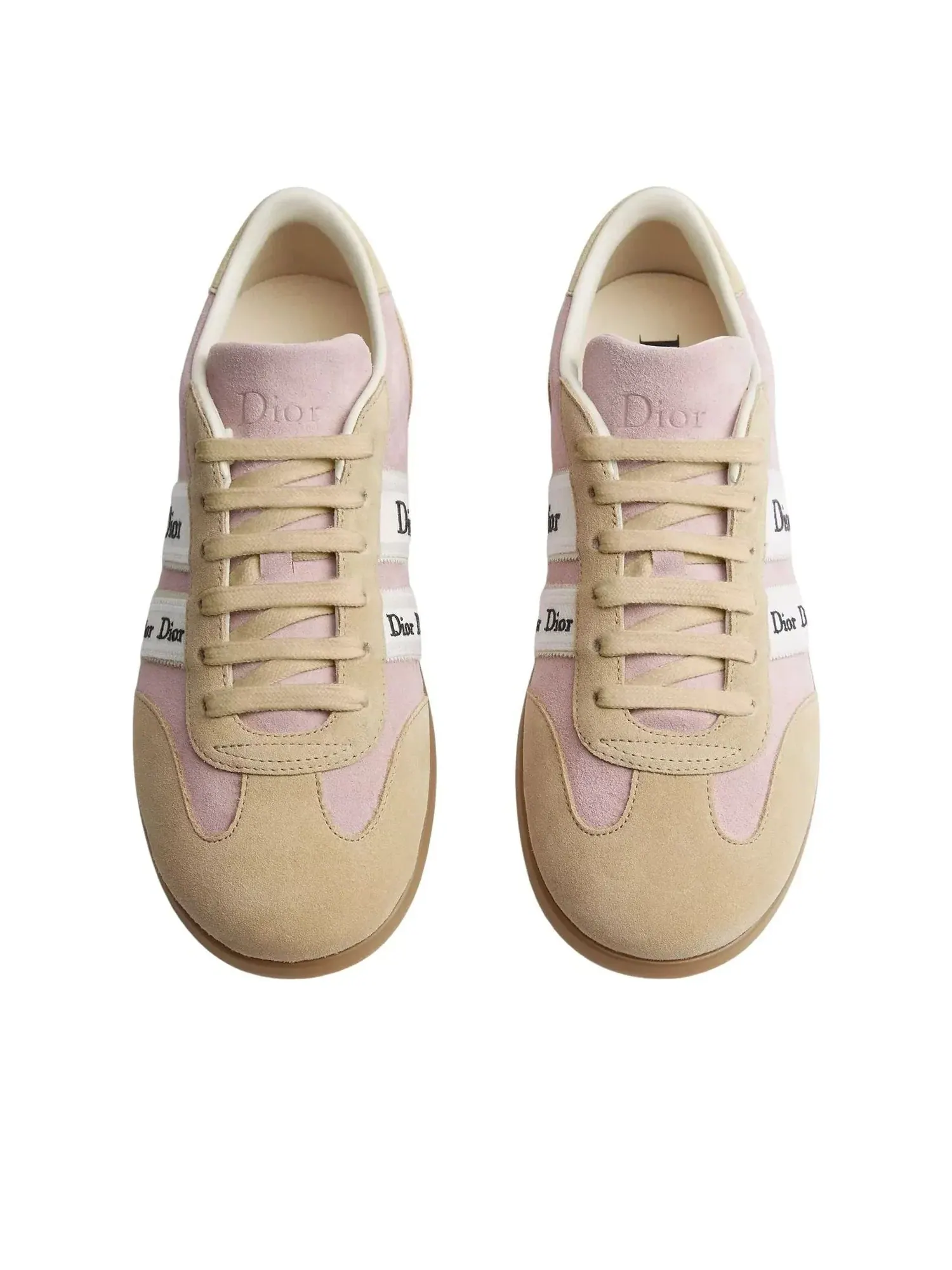Женские кроссовки DIOR Ribbon 'Розовый бежевый' KCK553SUE-S80P — изображение 4 из 6